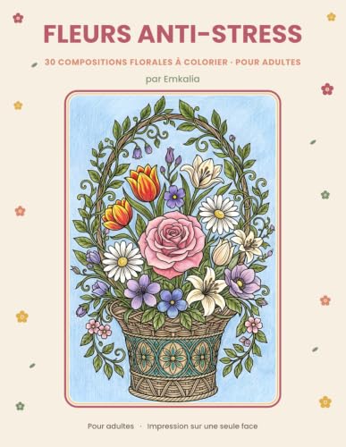 Couverture de Fleurs Anti-Stress par Emkalia