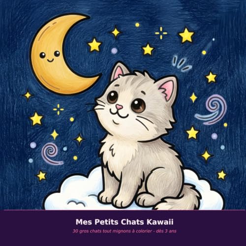 Couverture du livre Mes Petits Chats Kawaii par Emkalia