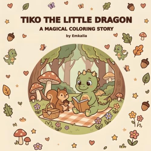 Couverture du livre Tiko the Little Dragon par Emkalia